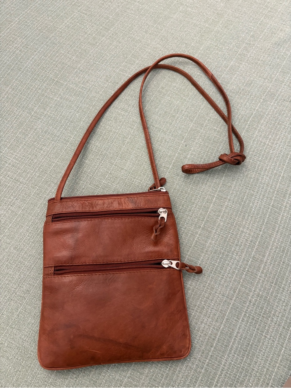 Brown Leather Crossbody Bag